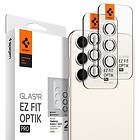 Spigen Samsung Galaxy S23/Galaxy S23 Plus Kameralinsskydd GLAS.tR EZ Fit Optik Pro 2-pack Cream