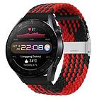 CaseOnline Flätat Elastiskt Armband Huawei Watch 3 Pro (48mm) Röd/