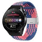 CaseOnline Flätat Elastiskt Armband Huawei Watch 3 Pro (48mm) Blue Powder