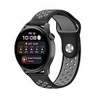 CaseOnline EBN Sport Armband Huawei Watch 3 Svart/Grå