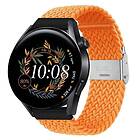 CaseOnline Flätat Elastiskt Armband Huawei Watch GT3 (42mm) Orange
