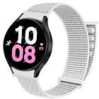 CaseOnline Nylon Armband No-Gap Samsung Galaxy Watch 5 (40mm) Summit White