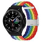 CaseOnline Flätat Elastiskt Armband Samsung Galaxy Watch 4 Classic (42mm) Prid