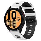 CaseOnline Twin Sport Armband Samsung Galaxy Watch 4 (44mm) Hvit/