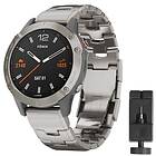 CaseOnline Armband titan Garmin Fenix 7X Silver