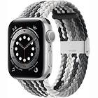 CaseOnline Flätat Elastiskt Armband Apple watch 6 (40mm) Gradient grey