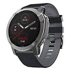 CaseOnline Twin Sport Armband Garmin Fenix 6 Pro Sort/grå