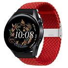 CaseOnline Flätat Elastiskt Armband Huawei Watch GT3 (42mm) Mörkröd