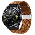 CaseOnline Flätat Elastiskt Armband Huawei Watch GT3 (46mm) Brun