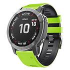 CaseOnline Twin Sport Armband Garmin Fenix 6X Lime/