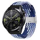 CaseOnline Flätat Elastiskt Armband Huawei Watch GT3 (46mm) Gradient blue