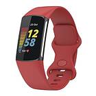 CaseOnline Sport Armband Fitbit Charge 5 (S) Röd