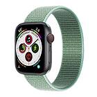 CaseOnline Nylon Armband Apple Watch 6 (44mm) Marine Green