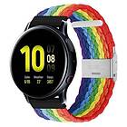 CaseOnline Flätat Elastiskt Armband Samsung Galaxy Watch Active 2 (40mm) Pride