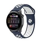 CaseOnline EBN Sport Armband Huawei Watch 3 Pro Navy/vit