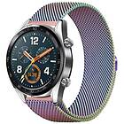 CaseOnline Milanese RSF stål Huawei Watch GT/Magic/TicWatch Pro Rainbow