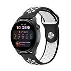 CaseOnline EBN Sport Armband Huawei Watch 3 Sort/vit