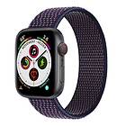 CaseOnline Apple Watch 5 (44mm) Nylon Armband Indigo