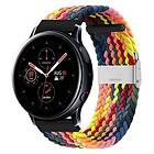 CaseOnline Flätat Elastiskt Armband Samsung Galaxy Watch Active 2 (44mm) Rainb