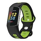 CaseOnline Twin Sport Armband Fitbit Charge 5 Sort/lime