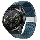 CaseOnline Flätat Elastiskt Armband Huawei Watch GT3 (46mm) Blågrön