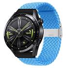 CaseOnline Flätat Elastiskt Armband Huawei Watch GT3 (46mm) Skyblue