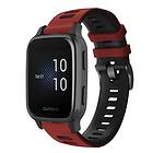 CaseOnline Twin Sport Armband Garmin Venu Sq Music Edition Röd/