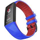 CaseOnline Twin Sport Armband Fitbit Charge 3 Blå/röd