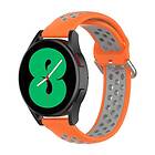 CaseOnline EBN Sport Armband Samsung Galaxy Watch 4 44mm Orange/Grå