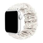 CaseOnline Scrunchie Elastiskt Armband Apple Watch 7 (41mm) Beige