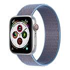 CaseOnline Apple Watch 5 (44mm) Nylon Armband Cerulean