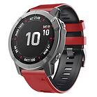 CaseOnline Twin Sport Armband Garmin Fenix 6X Röd/