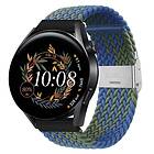 CaseOnline Flätat Elastiskt Armband Huawei Watch GT3 (42mm) Blågrön