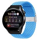 CaseOnline Flätat Elastiskt Armband Huawei Watch 3 (46mm) Skyblue