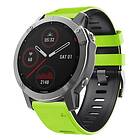 CaseOnline Twin Sport Armband Garmin Fenix 6 Lime/