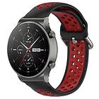 CaseOnline EBN Sport Armband Samsung Galaxy Watch 4 Classic 46mm Svart/röd