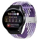 CaseOnline Flätat Elastiskt Armband Huawei Watch 3 (46mm) Gradient purple