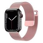 CaseOnline Milanese Armband Apple Watch 7 (45mm) Rosa