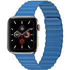 CaseOnline Apple Watch 6 (44mm) Leather loop band Tahoe Blue