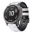 CaseOnline Twin Sport Armband Garmin Fenix 6X Hvit/
