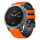 CaseOnline Twin Sport Armband Garmin Fenix 6 Orange/