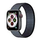 CaseOnline Apple Watch 5 (40mm) Nylon Armband Glowing Grapes