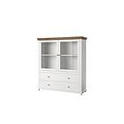 Ivreri Highboard 42x126 cm Hvit/Natur 247DJU46