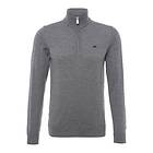 Kian Zipped Golf Sweater: Grey Melange XL