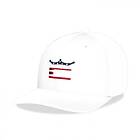 Stars And Stripes Crown C Snapback Cap: Bright White ONESIZE