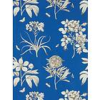 Sanderson Etchings & Roses French Blue tapet 217053