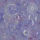 Intrade Dream Catcher Dreamcatcher Purple Silver tapet 13331