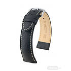 Hirsch Boston Klockarmband 18mm Medium Svart/Silver 01302150-2-18