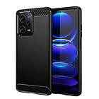 CaseOnline Borstat silikon skal Xiaomi Redmi Note 12 Pro 5G Svart
