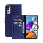 CaseOnline Mobilplånbok 3-kort Oppo Find X3 Neo 5G Mörkblå